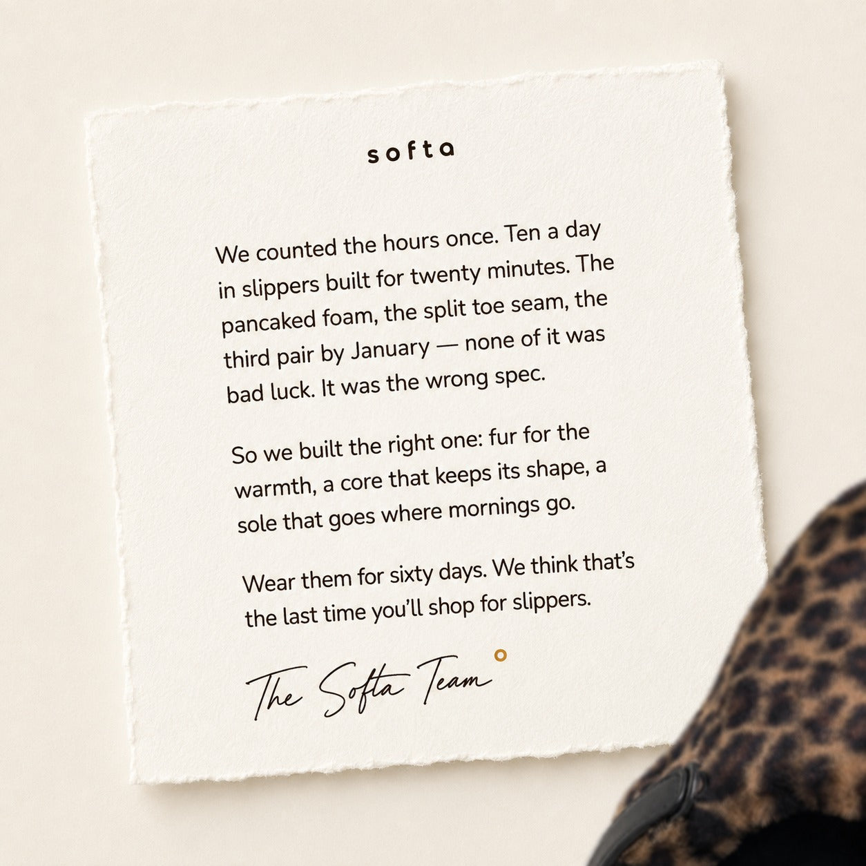 Softa Fur-Lined Clog | Cozy Indoor-Outdoor House Shoe, Leopard