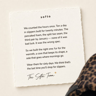 Softa Fur-Lined Clog | Cozy Indoor-Outdoor House Shoe, Leopard